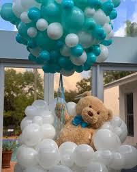 Ideas teddy bear baby shower backdrop. Teddy Bear Baby Shower Balloons