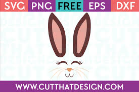 These are released under creative. Free Bunny Face Svg Design Cut That Design