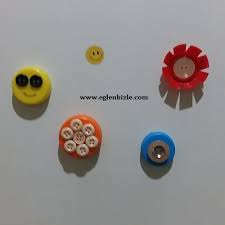 Plastik Sise Kapagi Ve Dugmelerle Magnet Yapimi Plastik Sise Sise Kapagi Sise
