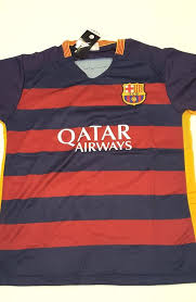 Fcb Barcelona Qatar Airways T Shirts Shorts Set Fcb Sports With Logo Replica X