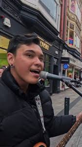 Street Music with a Story: Singing The Boxer in DUBLIN... #busking #dublin  #theboxer #music #guitar #reelsvideo #reelsviral