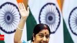 Sushma Swaraj's plane route from