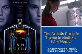When the mysterious woman (hillary swank) is initially in the medical bay with mother, daughter is outside the closed door and can't hear what they are saying. The Artistic Pro Life Theme In Netflix S I Am Mother Christian Research Institute