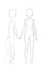 The position of the hands along the length of the body, legs in motion. Side View Anime Girl Body Drawing Art Ideas