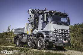 Arocs 6x6 With Heavy Duty Crane Ballast Bridge Paul Nutzfahrzeuge En Mercedes Benz Trucks Trucks Mercedes Truck