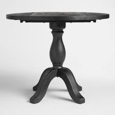 Our Round Drop Leaf Table Is A Versatile Space Saving Solution For Urban Studios And Small Dining Areas Small Black Kitchen Table Drop Leaf Table Leaf Table