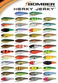 Bomber Herky Jerky European Color Chart Homemade Fishing