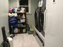 Lg smart front load washer. Room Design Front Loading Washer Dryer Placed On Ground Or Pedestal