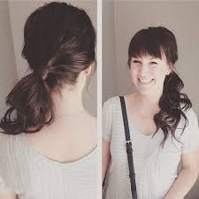 A ponytail with bangs is a hairstyle where the hair is pulled back from the face, gathered at the back of the head, secured with you can make a good hair day easily possible with ponytails with bangs! 20 Great Ponytails With Bangs Inspiration Ideas