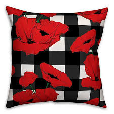 Make any seat comfortable with seat cushions or set pads that come with ties for easy placement. Red Floral Buffalo Check Outdoor Pillow Kirklands