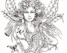 Adult Fairy Coloring Pages Coloringpages321 Fairy Coloring Pages