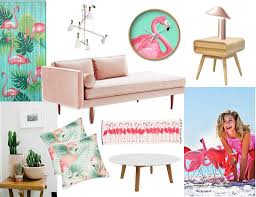 Find out how to decorate your bedroom in style. Design Craze History Of The Pink Flamingo Sampleboard Blog