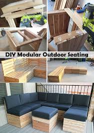 Diy Modular Outdoor Seating Pallet Furniture Outdoor Outdoor Seating Diy Outdoor