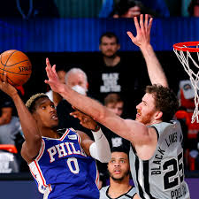 Russell westbrook and bradley beal score 6 pts in 7 seconds to lead wild comeback vs. San Antonio Vs Philadelphia Final Score Spurs Drop A Nail Biter To The Sixers 130 132 Pounding The Rock