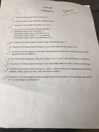 Arrange the question based on the initial letter of the word given in the alphabetical order. Solved Csci 408 Assignment 2 1 Give An Fa That Accepts O Chegg Com