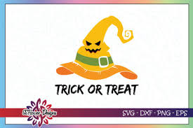 Witch Hat Pumpkin Face Trick Or Treat Graphic By Ssflower Creative Fabrica