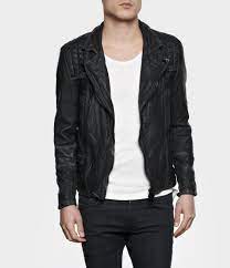 Cargo Biker Leather Jacket Men Leathers Allsaints Spitalfields Leather Jacket Men Style Leather Jacket Men Leather Jacket Style