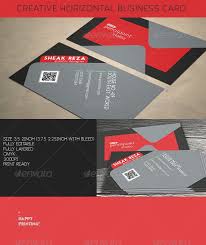 Creative Horizontal Business Card Printable Business Cards Free Business Card Templates Business Card Template