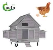 Casa de madera para pollos - Diseño duradero y espacioso