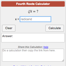 Fourth Roots Calculator