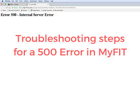 Gmail error 500 is the most common error which is generally occur when we use gmail due to some server this error generally arises when we use gmail with an error message like we're sorry, but. Troubleshooting Steps For A Myfit Error 500 Internal Server Error Fit Information Technology