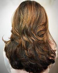 Luxuriant Long Layered Brunette Balayage Hair Haircut For Thick Hair Long Layered Haircuts Shag Haircut