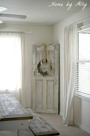 Old Door With Wreath Dress Up For Any Holiday Or Season Love Over At Home By Ally Old Door Decor Old Door Projects Old Doors
