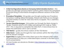 New Ojeu Standard Forms Key Changes Pre Filling Information