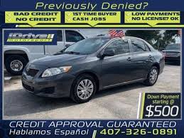 2010 Toyota Corolla Sedan 4d Black Sedan 4 Doors 6488 To View More Details Go To Https Www Idriveyoudrive Com Inventory V Bad Credit Car Suv Car