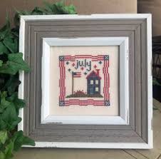 I don 't have a printer so i access the pattern and work from the screen. Independence Day Cross Stitch Patterns