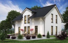 Modernes Einfamilienhaus Mit Satteldach Architektur Zwerchgiebel Treppenhaus Mit Galerie Haus Bauen Ideen Fertighaus Sh 14 Haus Einfamilienhaus Haus Bauen