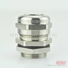 China Nickel Plated Brass Cable Gland With Iso Tread