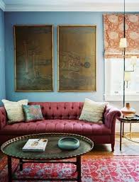 Let's try and branch out this year. 25 Ideas For Modern Interior Design And Decorating With Marsala Red Wine Color Colourful Living Room Blue Living Room Living Room Paint