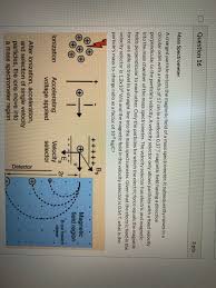 They are also compatible with the alpha analyst™ or model 7401 alpha spectrometers for sizes up to 1200 mm2. Solved Question 16 3 Pts Mass Spectrometer A Charged Part Chegg Com