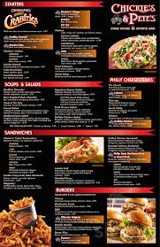 Find more italian restaurants near pete's pizza. Chickie S Pete S Menu In Warrington Pennsylvania Usa
