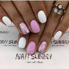 Los diseños de uñas de mariposa son el camino a seguir cuando quieres uñas de aspecto genial. Unas Decoradas Blanco Y Rosa 50 Disenos Para Enamorarse Manicura Para Unas Cortas Manicura De Unas Manicura