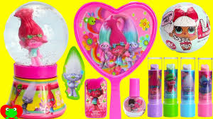 Trolls Glitter Globe And Lol Doll Suprrises Glitter Globes Lol Dolls American Girl Doll House