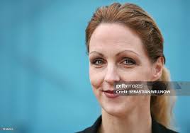 German author Silvia Roth poses at the International Book Fair in the...  News Photo