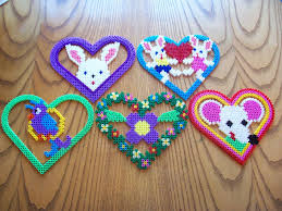 Beads Midi Heart Board Bugelperlen Handarbeit Bugelperlen Vorlagen