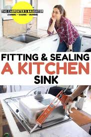 For customers wanting to deliver goods to france, you can now shop our new french language site at www.screwfix.fr. Fitting A Kitchen Sink Sealing The Carpenter S Daughter