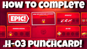 Jul 20, 2021 · about: Fortnite H 03 Punchcard H 03 Punchcard Guide Fortnite Punch Cards Youtube