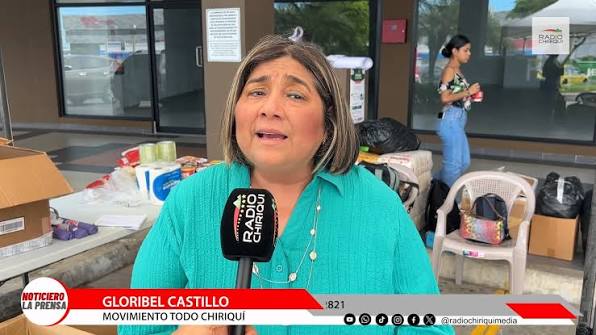 Movimiento Todo Chiriquí envía ayuda humanitaria a afectados por el terremoto y mantiene centro de acopio