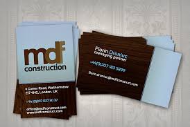 Browse through our professionally designed templates to find the card that fits you. Mdf Construction Business Card By Marame On Deviantart