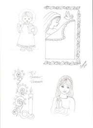 primera comunion parchment cards craft paper coloriages de crayola printemps