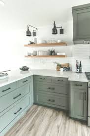 While they do require some more time cleaning, the the style and design of your kitchen cabinets should also help lead your color choices. Trendy Olive Inexperienced Kitchen Earlier Than After Lemon Thistle After Befo Befo Earlier Inexperie Kitchen Interior Kitchen Renovation Kitchen Design