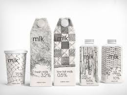 Mlk Design D Emballage Creatif Conditionnement Du Lait Packaging