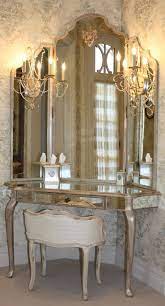 Premium kids' wooden vanity table and stool set with 3 mirrors, princess makeup dressing table,children's furniture. Pin On Makeup Organization Storage Vanities