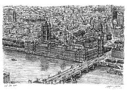 Stephen Wiltshire Big Ben Westminster Abbey Victoria Street Stephen Wiltshire Houses Of Parliament London London Art
