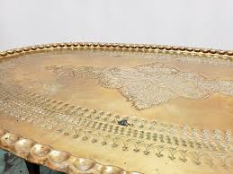 Brass trim glass oval coffee table. Coffee Table Talk Shapes And Styles Eclectic Twist