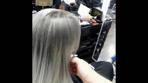 Grey And Silver Ombre Hair Tutorial Alfaparf Colours And Pigments